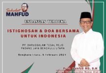 Mahfud MD Bakal Hadiri Istighosah di Ponpes Darussalam Tegal Rejo