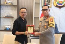 Persiapan Rapat Pleno Rekapitulasi Hasil Perhitungan Suara, Kapolda Bengkulu Terima Audiensi Ketua KPU