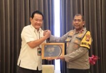 Polda Bengkulu Menerima Penghargaan Reksa Bandha dari KPKNL Bengkulu