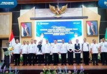 Wakil Ketua DPRD Sumsel Hadiri Pengukuhan Gugus Tugas Daerah Bisnis dan Hak Asasi Manusia (HAM) tahun 2024