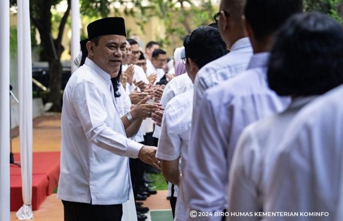 kominfo-menteri-budi-arie-apel-pagi-halal-bihalal-1445H2