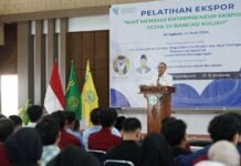 Mendag Berikan Kuliah Umum Pelatihan Ekspor di Universitas Muhammadiyah Bengkulu