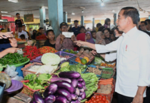 Tinjau Pasar di Kotawaringin Timur, Presiden Jokowi Pastikan Harga Baik dan Stabil