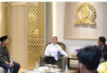 Ketua DPRD Sumsel Terima Audensi Forum Komunikasi Mahasiwa dan Pemuda Daerah Sumsel