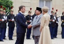 Hadiri Pembukaan Olimpiade Paris 2024, Menhan Prabowo Beri Dukungan Kontingen Indonesia