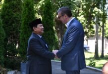 Menhan Prabowo Bertemu Presiden Serbia, Bahas Peningkatan Kerja Sama