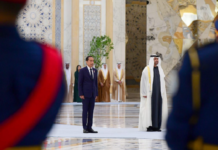 Presiden Jokowi Disambut Upacara Kenegaraan di Qasr Al Watan