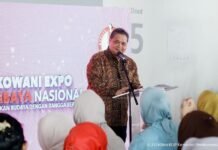 Hadiri KOWANI Expo dan Hari Kebaya Nasional, Menko Airlangga Tegaskan Dukungan bagi Pelaku UMKM dari Kalangan Perempuan