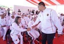 Menpora Dito Kukuhkan dan Lepas Kontingen Indonesia ke Paralimpiade 2024 Paris