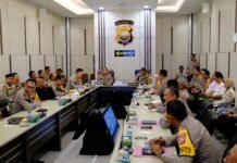 Tingkatkan Pelayanan, Kapolda Bengkulu Pimpin Anev Satker Polda Bengkulu