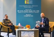 Pertemuan Mendag RI dengan Chairman Cocoa Association of Asia (CAA) di Singapura