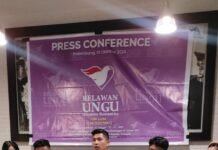 Relawan Ungu Sumatera Selatan menyatakan konsisten mendukung pasangan H Herman Deru dan H Cik Ujang (HDCU) dalam Pilkada 2024 Sumatera Selatan