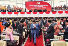 Presiden Jokowi Saksikan Pengucapan Sumpah/Janji Anggota DPR/DPD/MPR RI Periode 2024-2029