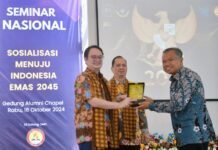 Wamendag pada Seminar Nasional Menuju Indonesia Emas 2045