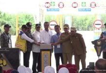 Presiden Resmikan Jalan Tol Indrapura-Kisaran, Arus Logistik Ke Pelabuhan Kuala Tanjung Akan Semakin Cepat