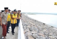 Tingkatkan Produktivitas Pertanian di Nganjuk, Kementerian PU Bangun Saluran Irigasi Semantok Kiri