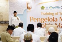 Bengkel Rohani, Menag Minta Anak Jangan Dilarang Ketika di Masjid