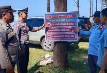 Libur Nataru, Personil Polres Mukomuko Intensifkan Patroli di Kawasan Wisata Pantai Mukomuko