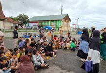 Trauma Healing Ringankan Beban Anak Penyintas Bencana di Padang Panjang