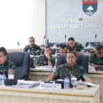 Karhutla Jadi Perhatian, Kodam XIX/Tuanku Tambusai Gelar Tactical Floor Game Virtual
