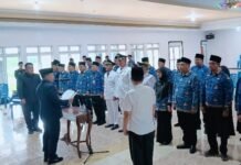 Bupati Lebong Lantik 28 Pejabat, Dorong Kinerja dan Pelayanan Berkualitas