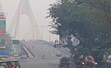 Udara Pekanbaru Belum Membaik, PM2.5 Sangat Tidak Sehat dan Sekolah Terapkan PJJ
