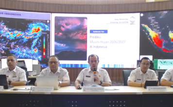 Musim Hujan 2026/2027 di 61,08 Persen Wilayah Indonesia Datang Lebih Lambat