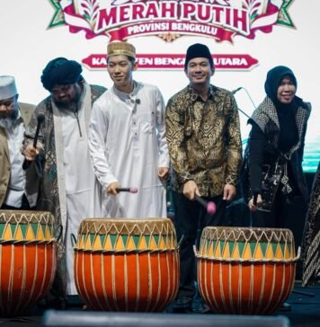 Gebyar Semarak Merah Putih di Arga Makmur, Ekonomi UMKM Bengkulu Utara Kian Bergeliat