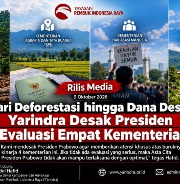 Rapor Merah Kabinet Merah Putih, Yarindra Soroti Kinerja Empat Kementerian